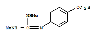 (9ci)-4-[[双(甲基氨基)亚甲基]氨基]-苯甲酸结构式_739308-32-8结构式
