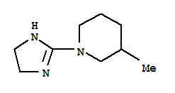 (9ci)-1-(4,5-二氢-1H-咪唑-2-基)-3-甲基-哌啶结构式_739316-85-9结构式