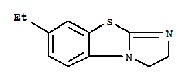 (9ci)-7-乙基-2,3-二氢-咪唑并[2,1-b]苯并噻唑结构式_739320-60-6结构式