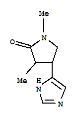 (9ci)-4-(1H-咪唑-4-基)-1,3-二甲基-2-吡咯烷酮结构式_739345-95-0结构式