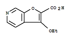 (9ci)-3-乙氧基-呋喃并[2,3-c]吡啶-2-羧酸结构式_740052-12-4结构式