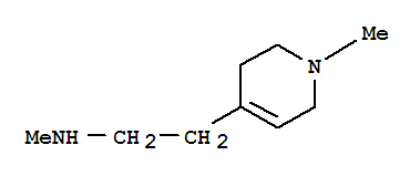 (9ci)-1,2,5,6-四氢-n,1-二甲基-4-吡啶乙胺结构式_740063-03-0结构式