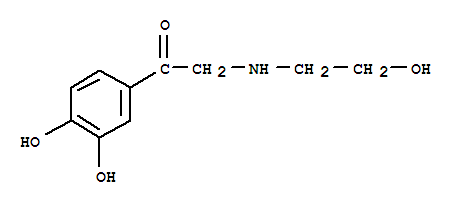 Ethanone, 1-(3,4-dihydroxyphenyl)-2-[(2-hydroxyethyl)amino]-(9ci) Structure,740737-64-8Structure