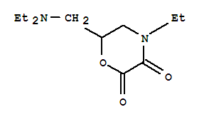 2,3-Morpholinedione,6-[(diethylamino)methyl]-4-ethyl-(9ci) Structure,740744-56-3Structure