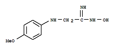 Ethanimidamide, n-hydroxy-2-[(4-methoxyphenyl)amino]-(9ci) Structure,740750-66-7Structure