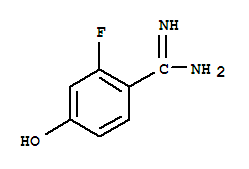 Benzenecarboximidamide, 2-fluoro-4-hydroxy-(9ci) Structure,740769-45-3Structure