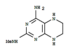 (9ci)-1,5,6,7-四氢-n2-甲基-2,4-蝶啶二胺结构式_740787-10-4结构式