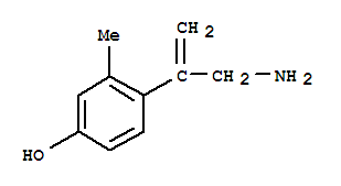 4-[1-(氨基甲基)乙烯]-3-甲基-苯酚结构式_740795-73-7结构式