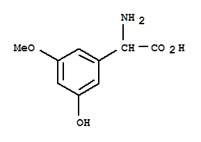 Benzeneacetic acid, alpha-amino-3-hydroxy-5-methoxy-(9ci) Structure,740798-15-6Structure