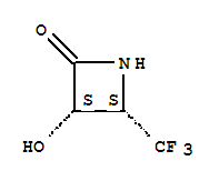 (3s,4s)-(9ci)-3-羟基-4-(三氟甲基)-2-氮杂啶酮结构式_740802-99-7结构式