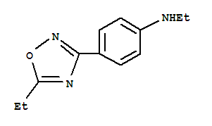 Benzenamine, n-ethyl-4-(5-ethyl-1,2,4-oxadiazol-3-yl)-(9ci) Structure,741187-03-1Structure