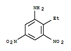 Benzenamine, 2-ethyl-3,5-dinitro-(9ci) Structure,741250-63-5Structure