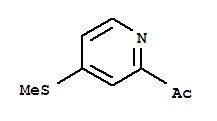 Ethanone, 1-[4-(methylthio)-2-pyridinyl]-(9ci) Structure,741287-56-9Structure