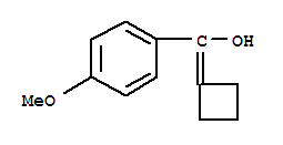 Benzenemethanol, alpha-cyclobutylidene-4-methoxy-(9ci) Structure,741653-53-2Structure