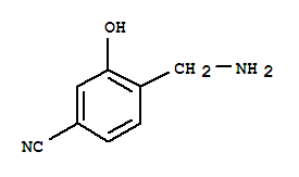 (9ci)-4-(氨基甲基)-3-羟基-苯甲腈结构式_741670-77-9结构式