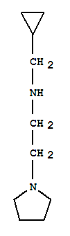 1-Pyrrolidineethanamine,n-(cyclopropylmethyl)-(9ci) Structure,741698-54-4Structure