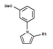 (9ci)-2-乙基-1-(3-甲氧基苯基)-1H-吡咯结构式_741717-53-3结构式