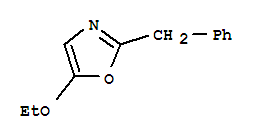 2-Benzyl-5-ethoxy-1,3-oxazole Structure,74185-57-2Structure