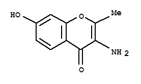 4H-1-benzopyran-4-one,3-amino-7-hydroxy-2-methyl-(9ci) Structure,742008-52-2Structure