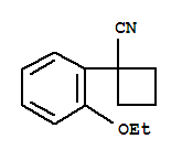 (9ci)-1-(2-乙氧基苯基)-环丁烷甲腈结构式_74205-11-1结构式