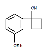 (9ci)-1-(3-乙氧基苯基)-环丁烷甲腈结构式_74205-16-6结构式