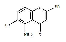 (5ci)-5-氨基-6-羟基-黄酮结构式_742073-27-4结构式