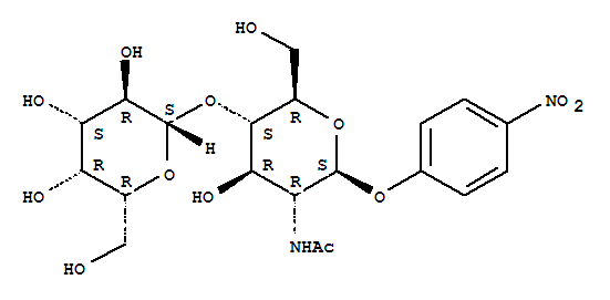 4-Nitrophenyl 2-acetamido-2-deoxy-4-o-(β-d-galactopyranosyl)-β-d-glucopyranoside Structure,74211-28-2Structure