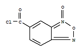 2,1,3-苯噁二唑-5-羰酰氯, 3-氧化物 (9ci)结构式_74221-41-3结构式