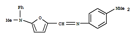 (9ci)-N,N-二甲基-n-[[5-(甲基苯基氨基)-2-呋喃]亚甲基]-1,4-苯二胺结构式_742638-61-5结构式