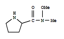 (9ci)-n-甲氧基-n-甲基-2-吡咯烷羧酰胺结构式_742691-96-9结构式