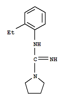 (9ci)-n-(2-乙基苯基)-1-吡咯烷羧酰胺结构式_743378-72-5结构式