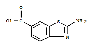 6-Benzothiazolecarbonyl chloride, 2-amino-(9ci) Structure,743384-25-0Structure