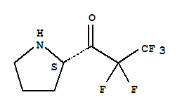 (s)-(9ci)-2,2,3,3,3-五氟-1-(2-吡咯烷)-1-丙酮结构式_743394-86-7结构式