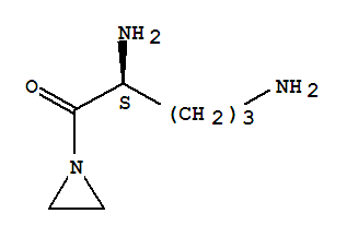 (9ci)-1-[(2s)-2,5-二氨基-1-氧代戊基]-氮丙啶结构式_743409-13-4结构式