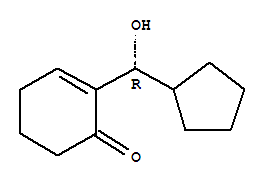 (9ci)-2-[(r)-环戊基羟基甲基]-2-环己烯-1-酮结构式_743458-77-7结构式