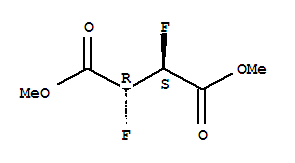 (r*,s*)-(9ci)-2,3-二氟-丁二酸二甲酯结构式_74398-81-5结构式