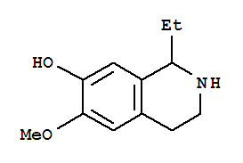 7-Isoquinolinol,1-ethyl-1,2,3,4-tetrahydro-6-methoxy-(9ci) Structure,744136-86-5Structure