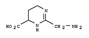 (9ci)-2-(氨基甲基)-1,4,5,6-四氢-4-嘧啶羧酸结构式_744175-78-8结构式