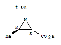 反式-(9ci)-1-(1,1-二甲基乙基)-3-甲基-2-氮丙啶羧酸结构式_744974-35-4结构式