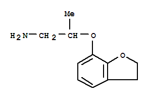 (9ci)-2-[(2,3-二氢-7-苯并呋喃)氧基]-1-丙胺结构式_744977-17-1结构式