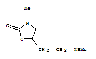 2-Oxazolidinone,3-methyl-5-[2-(methylamino)ethyl]-(9ci) Structure,745723-76-6Structure