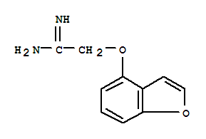 Ethanimidamide, 2-(4-benzofuranyloxy)-(9ci) Structure,745728-55-6Structure