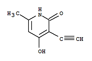 2(1H)-pyridinone, 3-ethynyl-4-hydroxy-6-methyl-(9ci) Structure,74697-15-7Structure