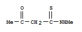 (9ci)-n-甲基-3-氧代-丁烷硫代酰胺结构式_74697-92-0结构式