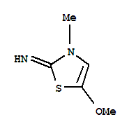 2(3H)-thiazolimine,5-methoxy-3-methyl-(9ci) Structure,747382-75-8Structure