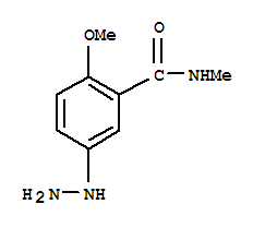 Benzamide, 5-hydrazino-2-methoxy-n-methyl-(9ci) Structure,747390-61-0Structure