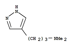 1H-pyrazole-4-propanamine,n,n-dimethyl-(9ci)Structure,748110-97-6Structure 1H-pyrazole-4-propanamine,n,n-dimethyl-(9ci) Structure,748110-97-6Structure