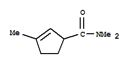 2-Cyclopentene-1-carboxamide, n,n,3-trimethyl- Structure,74819-85-5Structure