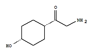 Ethanone, 2-amino-1-(4-hydroxycyclohexyl)-, cis-(9ci) Structure,748735-95-7Structure