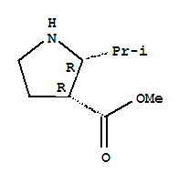 3-Pyrrolidinecarboxylicacid,2-(1-methylethyl)-,methylester,(2r,3r)-rel-(9ci) Structure,748777-16-4Structure